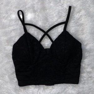 black crop top